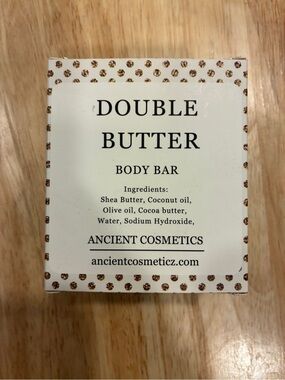 3/$10 Ancient Cosmetics Double Butter Shea & Cocoa Butter Soap Body Bar